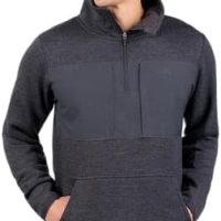 Woolly Clothing Co Men's 100% Merino Fleece - Soft, Functional, Comfortable - Weather-Resistant Panels - Image 2