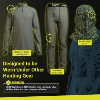 HECS Hunting-High Performance Base Layer-Underwear with Patented Technology for Deer, Big Game & Turkey Hunting - Image 3