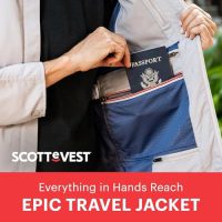 SCOTTeVEST Epic Travel Jacket for Women - 22 Hidden Pockets - Soft Shell Coat - Pickpocket Proof Clothing - Image 5