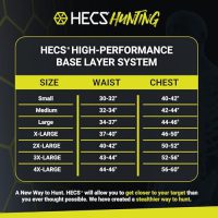 HECS Hunting-High Performance Base Layer-Underwear with Patented Technology for Deer, Big Game & Turkey Hunting - Image 7