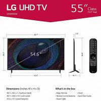 LG 55-Inch Class UR9000 Series Alexa Built-in 4K Smart TV (3840 x 2160),Bluetooth, Wi-Fi, USB, Ethernet, HDMI 60Hz Refresh Rate, AI-Powered 4K (Renewed) - Image 8