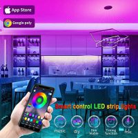 Tenmiro Led Lights for Bedroom 100ft (2 Rolls of 50ft) Music Sync Color Changing Strip Lights with Remote and App Control RGB Strip, for Room Home Party Decoration - Image 4