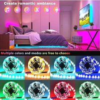 Tenmiro Led Lights for Bedroom 100ft (2 Rolls of 50ft) Music Sync Color Changing Strip Lights with Remote and App Control RGB Strip, for Room Home Party Decoration - Image 6