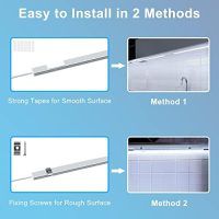 Maylit Under Cabinet Lights Plug in, 3 Pcs 12 Inch Ultra Thin Under Cabinet Lighting, Super Bright Daylight White Under Counter Lights for Kitchen, Dimmable Light for Cabinet, Counter, Workbench, Desk - Image 7