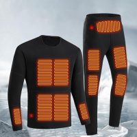 Men's Base Force Classic Thermal Base Layer Suit Men's Thermal Underwear Set Fleece Lined Base Layer Men for Winter - Image 6