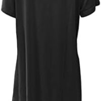 EMF Night shirt 5G RF Shielding - Sleepshirt Faraday Clothing made with Silver Fabric, Women's Nightgown Short Sleeve - Image 4