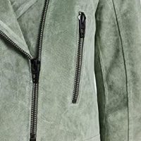 [BLANKNYC] Womens Luxury Clothing Real Suede Moto Jacket With Black Zipper Details, Comfortable & Stylish Coat - Image 7