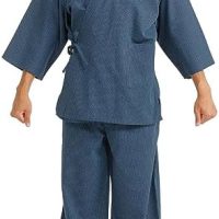 Men's Japan Kimono quilted clothes Sashiko Samue - Image 2