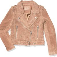 [BLANKNYC] womens Luxury Clothing Cropped Suede Leather Motorcycle Jackets, Comfortable & Stylish Coats - Image 10