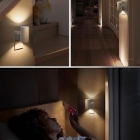 L LOHAS LED Night Light Plug in, Night Lights Plug into Wall, Light Sensor, 0-100LM, Soft White 3000K, Dimmable Night Light, Modern Night Light for Hallway Bedroom Stairway, 2 Pack - Image 6