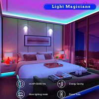 Tenmiro 65.6ft Led Strip Lights, Ultra Long RGB Color Changing LED Light Strips Kit with 44 Keys Ir Remote Led Lights for Bedroom, Kitchen, Home Decoration - Image 4