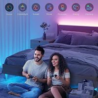 Govee Smart LED Strip Lights, 16.4ft WiFi LED Strip Lighting Work with Alexa and Google Assistant, 16 Million Colors with App Control and Music Sync LED Lights for Bedroom, Valentine's Day Decorations - Image 6