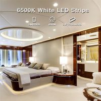 DAYBETTER White LED Strip Light, 20 ft Dimmable Bright Rope Lighting, 6500K 24V Strips, 360 LEDs 2835 Tape Lights for Bedroom, Kitchen, Mirror, Home Decoration(1 Roll) - Image 4