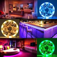 Tenmiro 65.6ft Led Strip Lights, Ultra Long RGB Color Changing LED Light Strips Kit with 44 Keys Ir Remote Led Lights for Bedroom, Kitchen, Home Decoration - Image 8