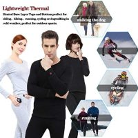 Thermal Underwear Set Women Men,Breathable Flexible undershirt snow gear for Home Indoors, Outdoors, Sports,Winter - Image 5