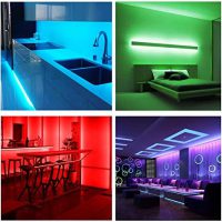 DAYBETTER Led Strip Lights Waterproof, 32.8ft(2 Rolls of 16.4ft) Led Tape Lights Color Changing 300 LEDs Light Strips Kit with 44 Keys Ir Remote Controller and 12v Power Supply for Indoor Outdoor Use - Image 9