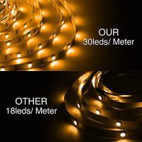 DAYBETTER Led Strip Lights Waterproof, 32.8ft(2 Rolls of 16.4ft) Led Tape Lights Color Changing 300 LEDs Light Strips Kit with 44 Keys Ir Remote Controller and 12v Power Supply for Indoor Outdoor Use - Image 7