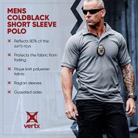 Vertx Mens Tactical Polo Shirt, Short Sleeve T-Shirt, Breathable, Temperature Regulating, for Police, Security, Relaxed Fit - Image 5