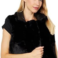 [BLANKNYC] Womens Luxury Clothing Vegan Leather Moto Jacket With Fur Trim, Comfortable & Stylish Coat - Image 5