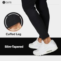 Cuts Clothing Men's Premium AO Jogger Pants | Casual Stretch Dress & Golf Pant | Tapered Fit with Pockets - Image 4