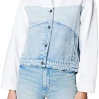 [BLANKNYC] Womens Luxury Clothing Denim Trucker Jacket - Image 2