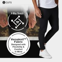 Cuts Clothing Men's Premium AO Jogger Pants | Casual Stretch Dress & Golf Pant | Tapered Fit with Pockets - Image 3