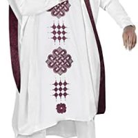 HD African Mens Apparel Agbada Clothing Embroidery Dashiki Shirts and Pants Outfits 3 Pieces - Image 2