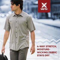 Vertx Men's Flagstaff Technical Shirt, Short Sleeves, Outdoor Concealed Carry Clothing for CCW, Hiking, Athletic Fit - Image 6