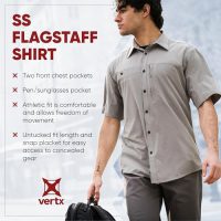 Vertx Men's Flagstaff Technical Shirt, Short Sleeves, Outdoor Concealed Carry Clothing for CCW, Hiking, Athletic Fit - Image 5