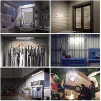 BLS LED Closet Light, T401 Super Bright Wireless Under Cabinet Lighting | Motion Sensor Light | Large 4500mAh Rechargeable Battery Powered | 6000K White Glow | 180 Days Battery Time - Image 7