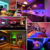 Keepsmile 50ft Led Lights for Bedroom, Bluetooth Smart APP Control RGB Color Changing Led Strip Lights with Remote Control and Power Adapter Led Lights for Room Kitchen Party Home Decoration - Image 7